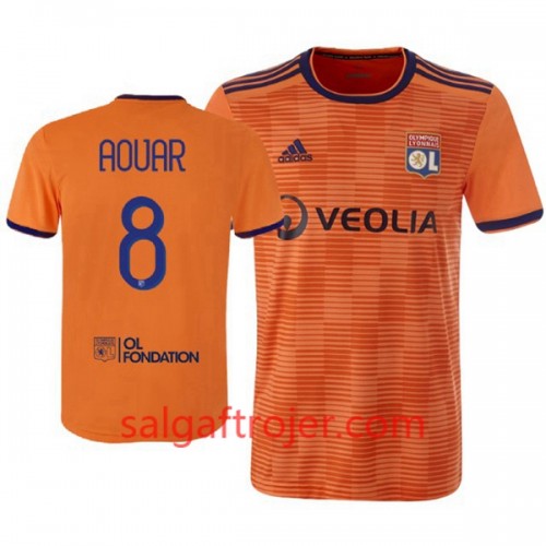 Olympique Lyonnais Fodboldtrøjer Houssem Aouar 8 3. sæt 2018/19 Kort ærmer Olympique Lyonnais Fodboldtrøjer Houssem Aouar 8 3. sæt 2018/19 Kort ærmer